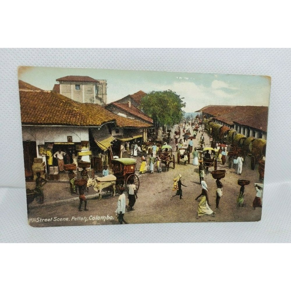 The Colombo Apothecaries Co LTD Street Scene Pettah Colombo #14 Post Card